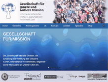 Tablet Screenshot of gesellschaft-fuer-mission.de